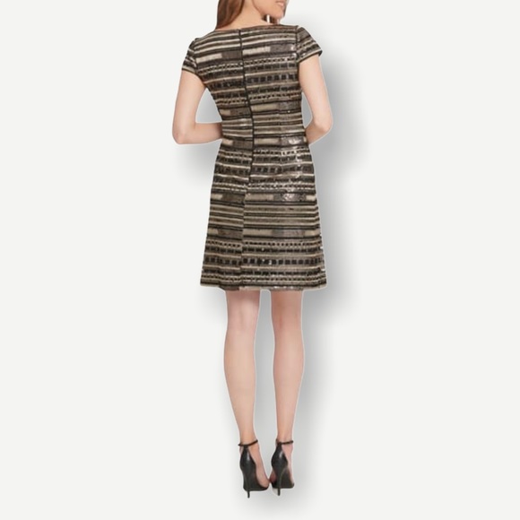 Vince Camuto Women's Sequined Shift Dress US2 - Picture 5 of 14